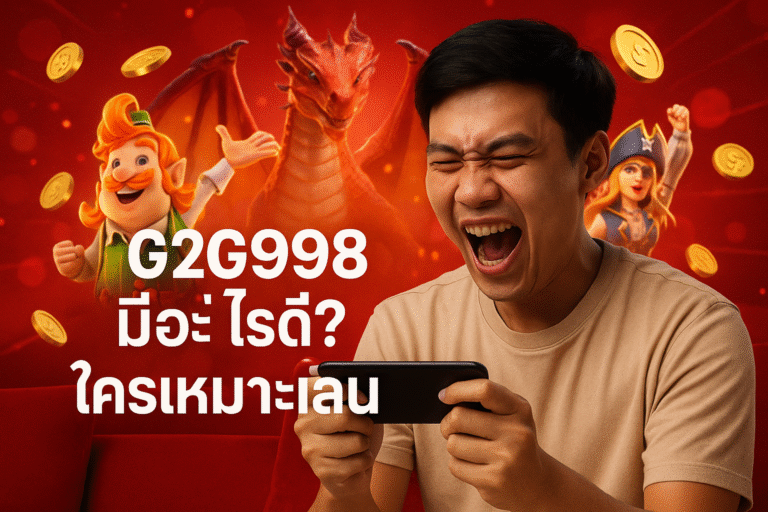 G2G998 มีอะไรดี? ใครเหมาะเล่น?