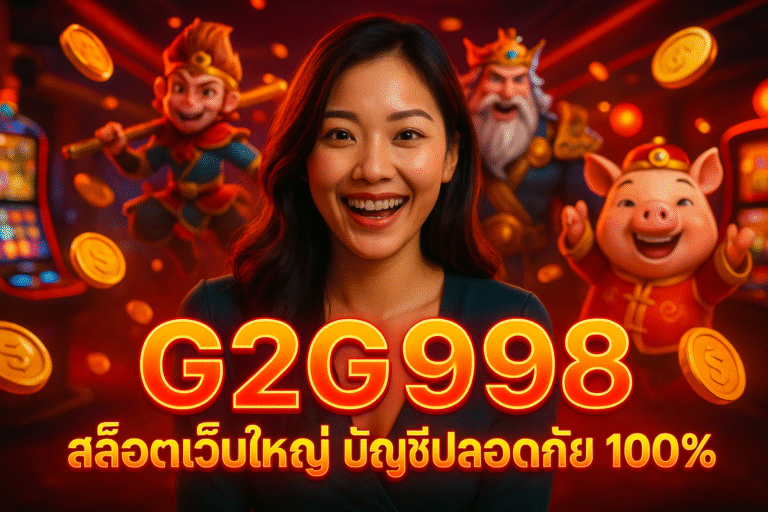 G2G998 สล็อตเว็บใหญ่ บัญชีปลอดภัย 100%