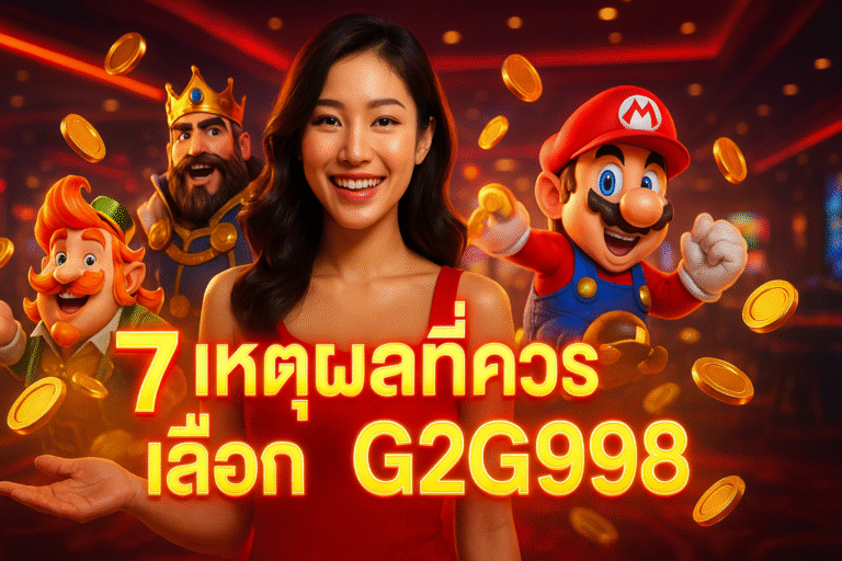 7 เหตุผลที่ควรเลือก G2G998