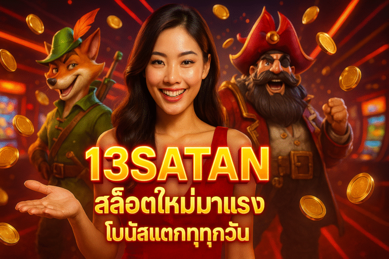13SATAN สล็อตใหม่มาแรง โบนัสแตกทุกวัน