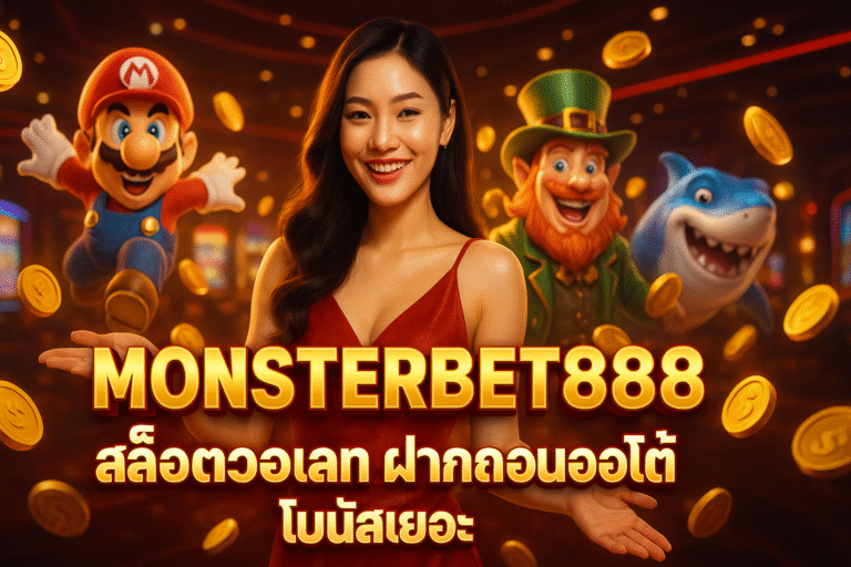 MONSTERBET888 สล็อตวอเลท ฝากถอนออโต้ โบนัสเยอะ